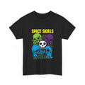 Space Skulls T-Shirt | Neon Skull Astronomy Graphic Shirt, Cool T-Shirt, Gift Unisex T-shirt, Sweatshirt, Hoodie, Long Sleeve Tee - T-Shirt, Sweatshirt, Hoodie