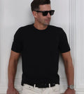 Collars and Co NWT Lucca Luxury Touch Cotton & Silk Navy T-Shirt $59 Size M & L Unisex T-shirt, Sweatshirt, Hoodie, Long Sleeve Tee - T-Shirt, Sweatshirt, Hoodie