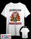 Rabbit situation monitored shirt Unisex T-shirt, Sweatshirt, Hoodie, Long Sleeve Tee - T-Shirt, Sweatshirt, Hoodie