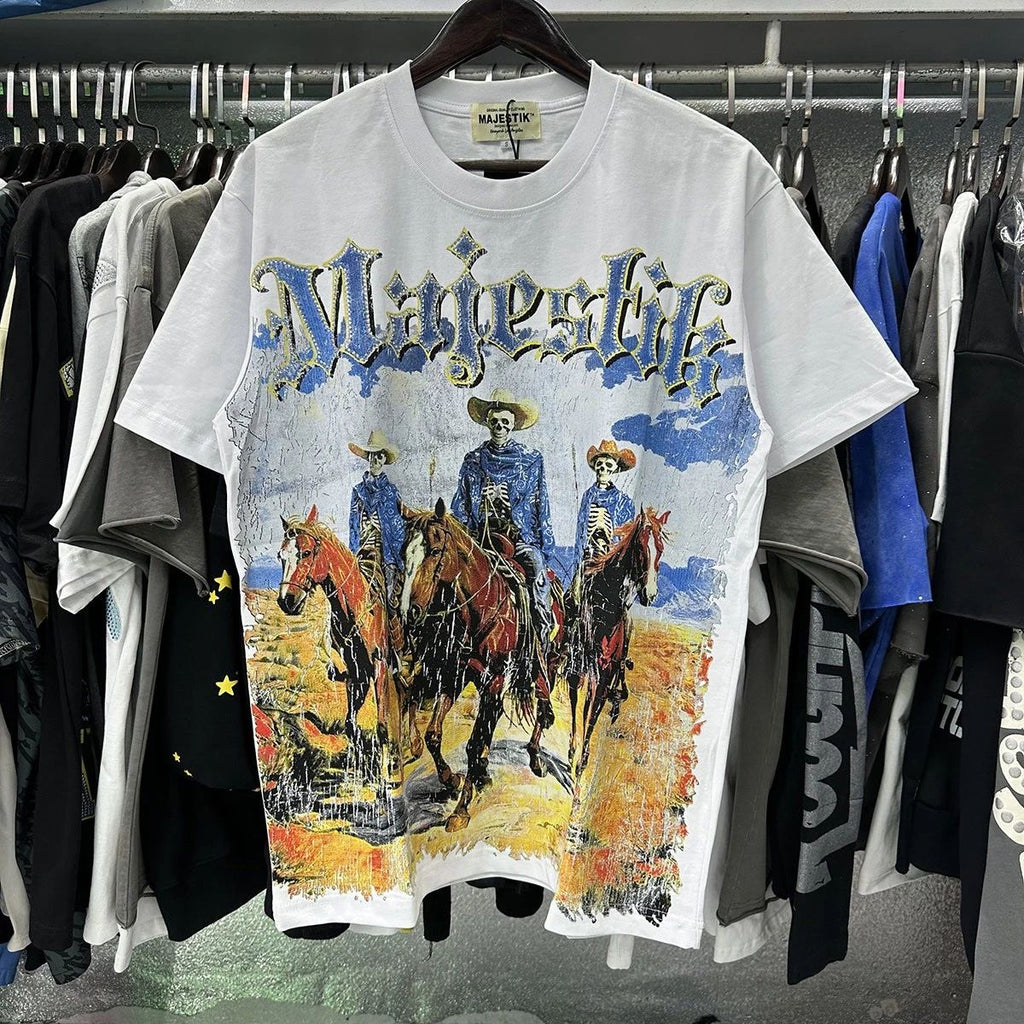MENS WOMENS SKELETON SUMMER T SHIRT HIGH STREET RHINESTONE HIP HOP TOPS TEE Unisex T-shirt, Sweatshirt, Hoodie, Long Sleeve Tee - T-Shirt, Sweatshirt, Hoodie