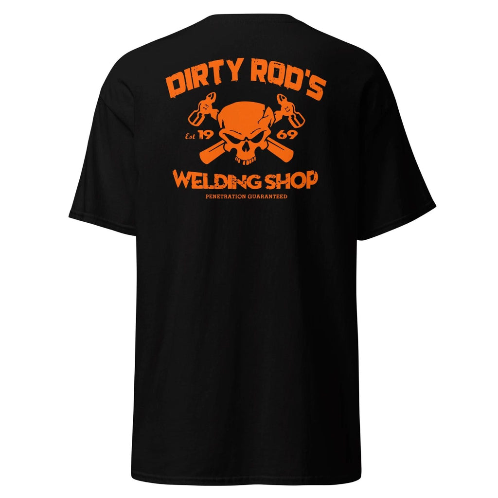 Dirty Rod's Welding Shop Skull Crossbones Black Graphic T-Shirt Men's Cotton Unisex T-shirt, Sweatshirt, Hoodie, Long Sleeve Tee - T-Shirt, Sweatshirt, Hoodie