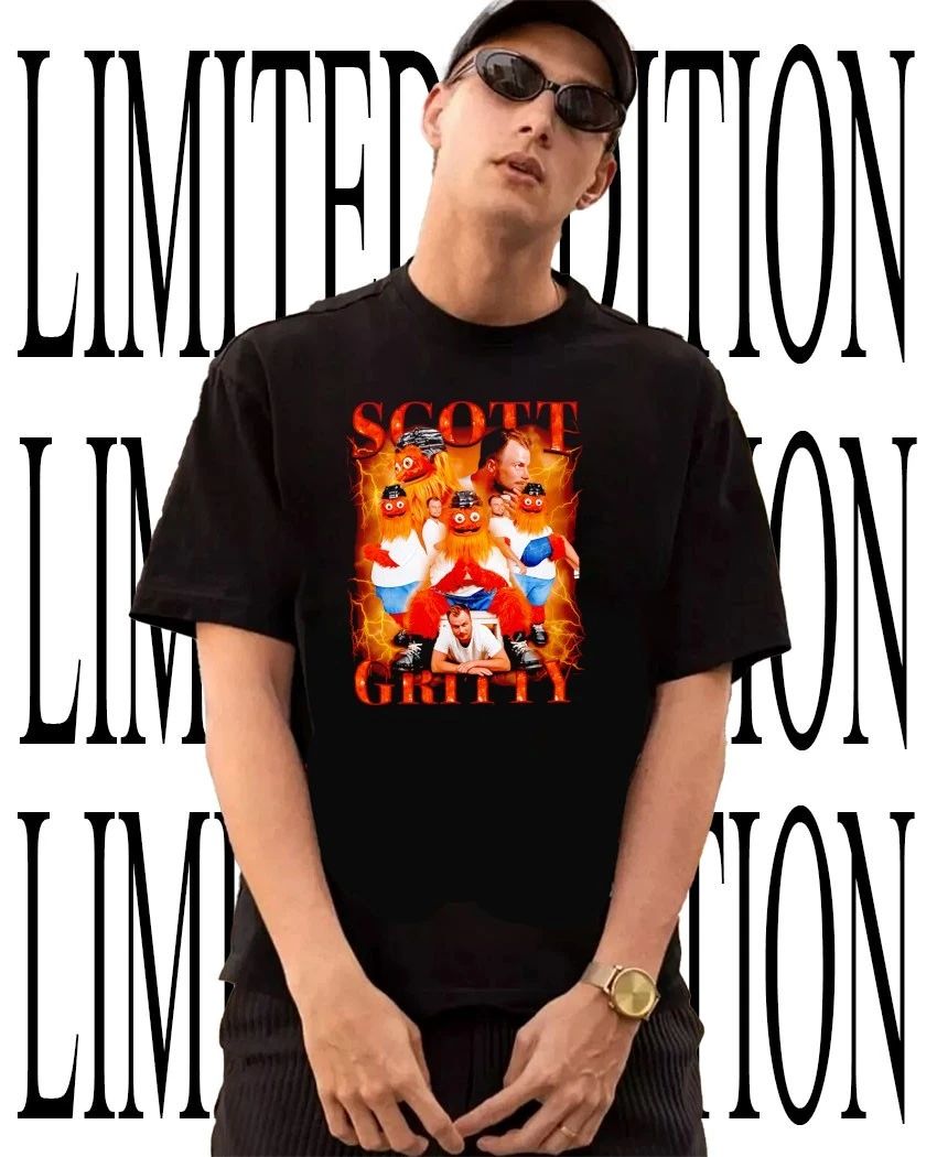 Scott Laughton and Gritty Philadelphia Flyers graphic shirt Unisex T-shirt, Sweatshirt, Hoodie, Long Sleeve Tee - T-Shirt, Sweatshirt, Hoodie