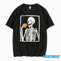 Skeleton Eating Hamburger Tshirts Sweater Unisex T-shirt, Sweatshirt, Hoodie, Long Sleeve Tee - T-Shirt, Sweatshirt, Hoodie