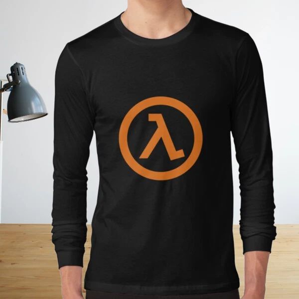 Half-Life Lambda Logo Long Sleeve T-Shirt Funny  Size S to 5XL Unisex T-shirt, Sweatshirt, Hoodie, Long Sleeve Tee - T-Shirt, Sweatshirt, Hoodie