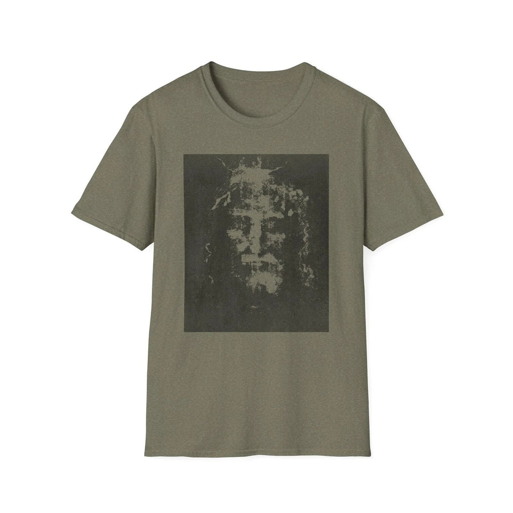 Shroud of Turin Jesus Christ Face Unisex TShirt Christian Faith Tee Shirt Unisex T-shirt, Sweatshirt, Hoodie, Long Sleeve Tee - T-Shirt, Sweatshirt, Hoodie