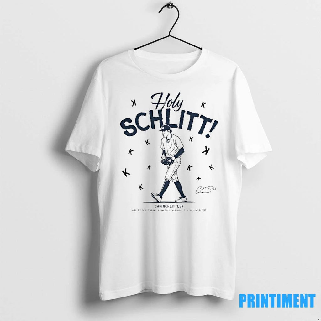 Holy Schlitt New York Yankees Cam Schlittler Tshirts Sweater Unisex T-shirt, Sweatshirt, Hoodie, Long Sleeve Tee - T-Shirt, Sweatshirt, Hoodie