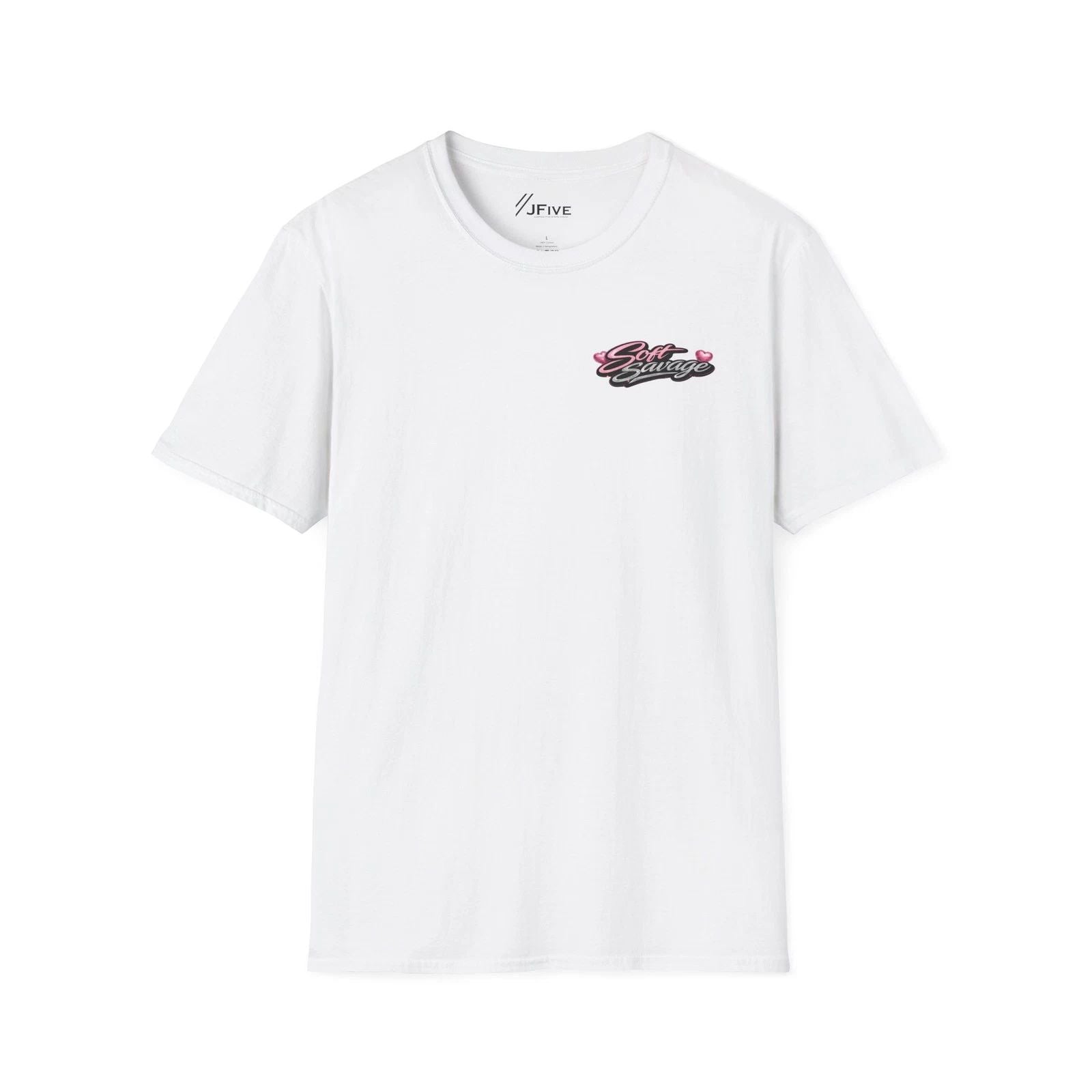 Soft Savage butterfly roses T-Shirt | pink floral skull graphic Unisex T-shirt, Sweatshirt, Hoodie, Long Sleeve Tee - T-Shirt, Sweatshirt, Hoodie