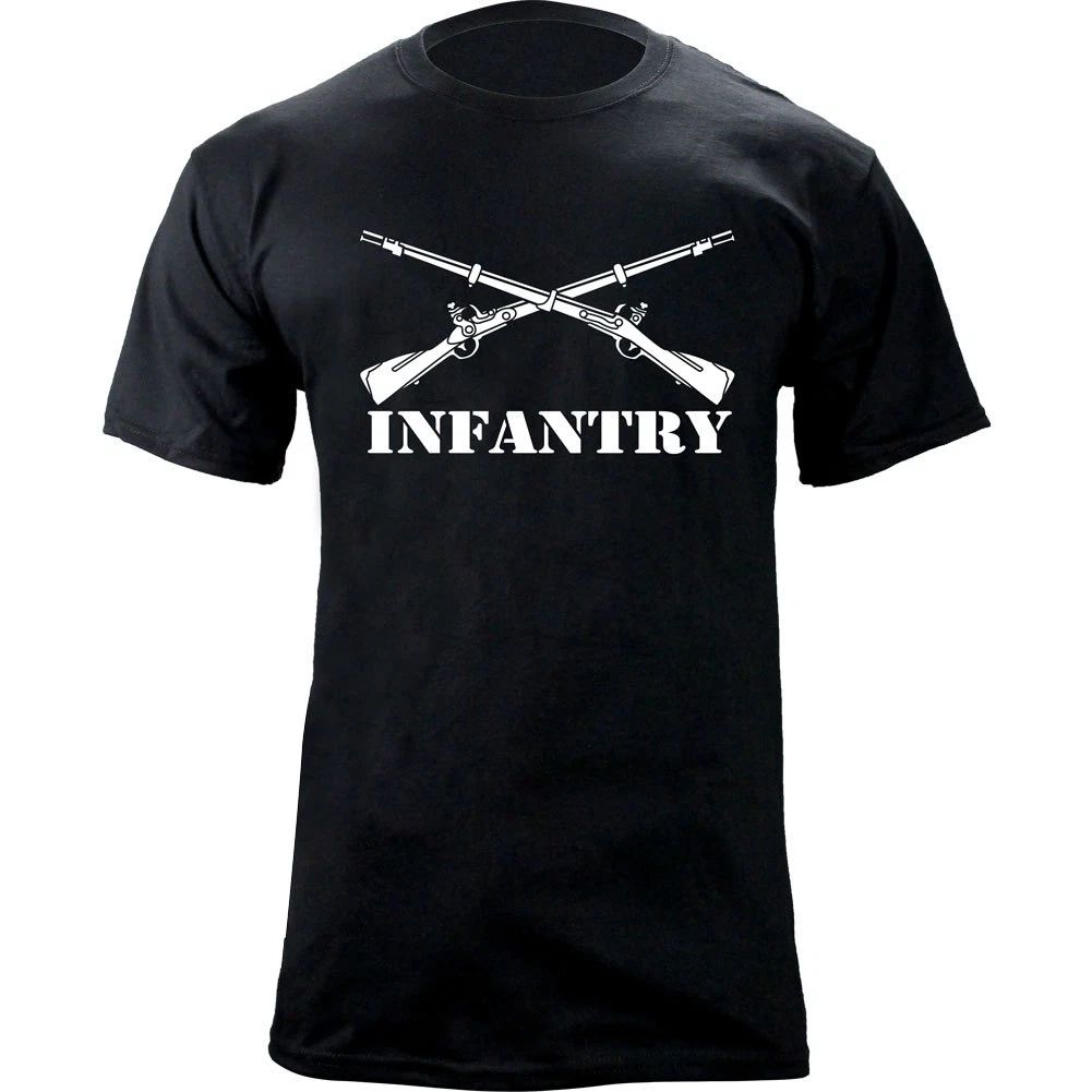 US Army Infantry Branch Crossed Rifles Graphic T-Shirt Unisex T-shirt, Sweatshirt, Hoodie, Long Sleeve Tee - T-Shirt, Sweatshirt, Hoodie