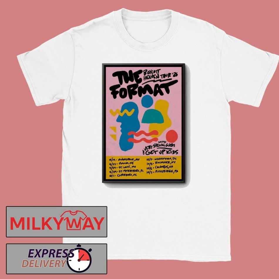 The Format Boycott Heaven Tour 26 Poster shirt Unisex T-shirt, Sweatshirt, Hoodie, Long Sleeve Tee - T-Shirt, Sweatshirt, Hoodie