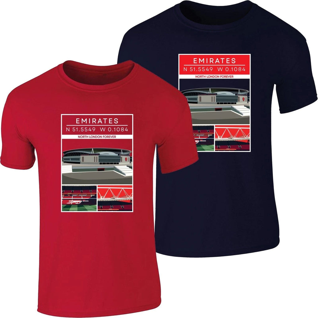 Arsenal Emirates Stadium T-Shirt Adult Unisex T-shirt, Sweatshirt, Hoodie, Long Sleeve Tee - T-Shirt, Sweatshirt, Hoodie