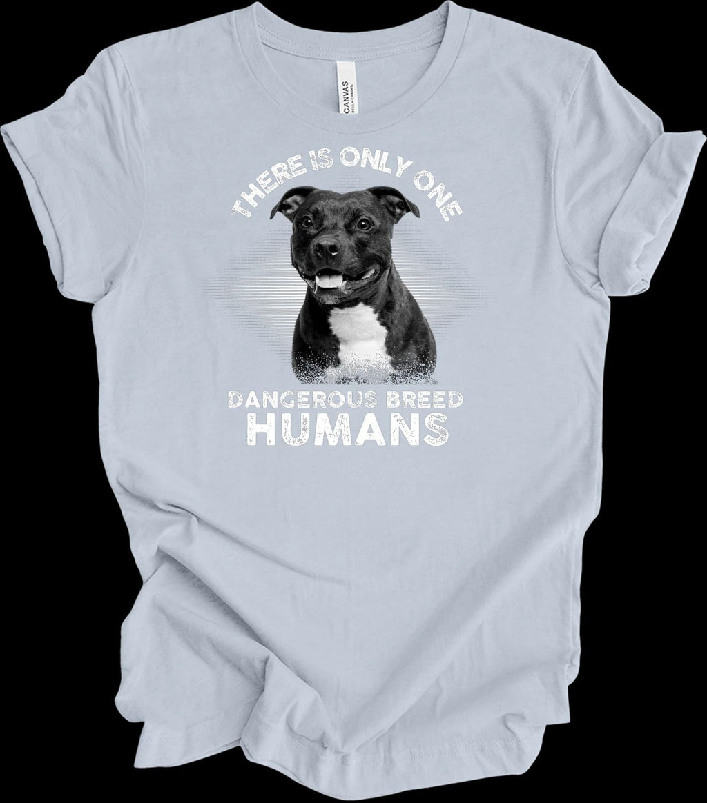 Staffordshire Bull Terrier Dog Shirt Staffy Gift Pitbull Lover Tee Smiling Dog Unisex T-shirt, Sweatshirt, Hoodie, Long Sleeve Tee - T-Shirt, Sweatshirt, Hoodie