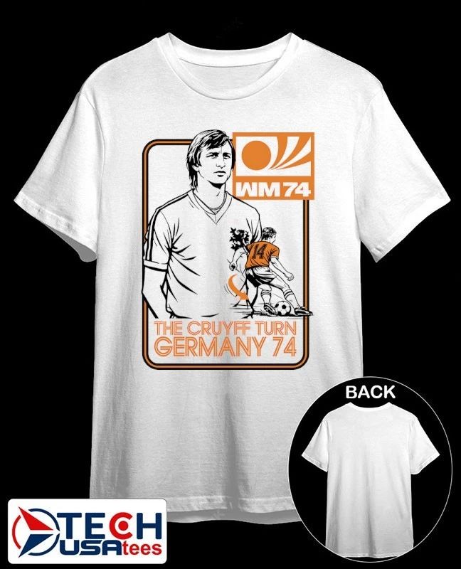 The Cruyff Turn Germany 74 Johan Cruyff shirt Unisex T-shirt, Sweatshirt, Hoodie, Long Sleeve Tee - T-Shirt, Sweatshirt, Hoodie