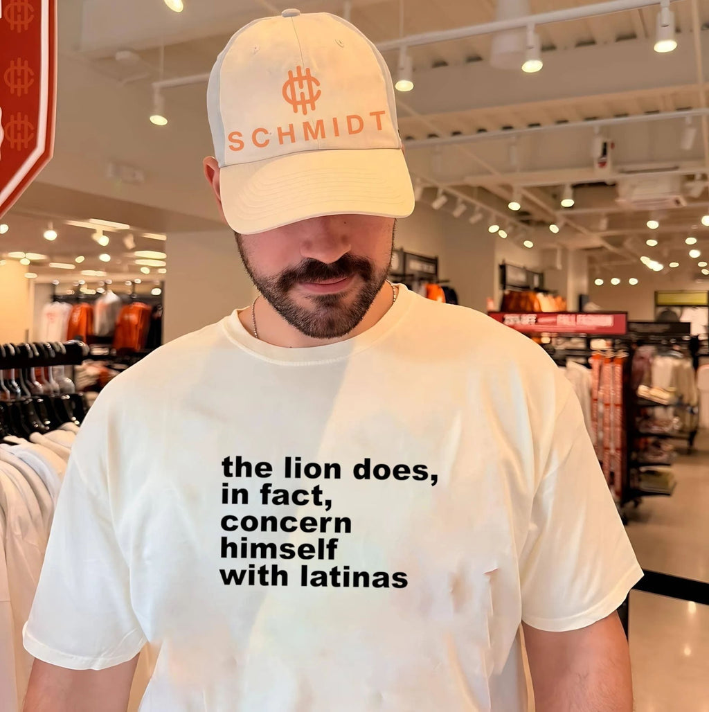 The Lion Does In Fact Concern Himself With Latinas Shirt Unisex T-shirt, Sweatshirt, Hoodie, Long Sleeve Tee - T-Shirt, Sweatshirt, Hoodie