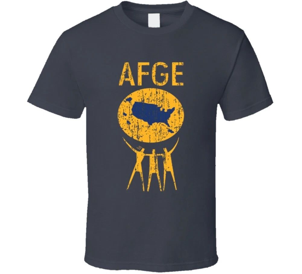 AFGE US Trade Unions Trendy Worn Look T Shirt Unisex T-shirt, Sweatshirt, Hoodie, Long Sleeve Tee - T-Shirt, Sweatshirt, Hoodie