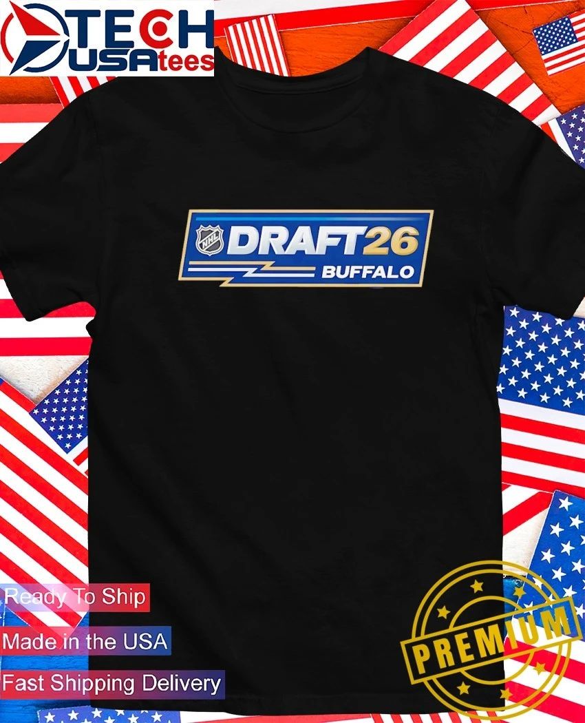 NHL Draft Buffalo 2026 logo shirt Unisex T-shirt, Sweatshirt, Hoodie, Long Sleeve Tee - T-Shirt, Sweatshirt, Hoodie