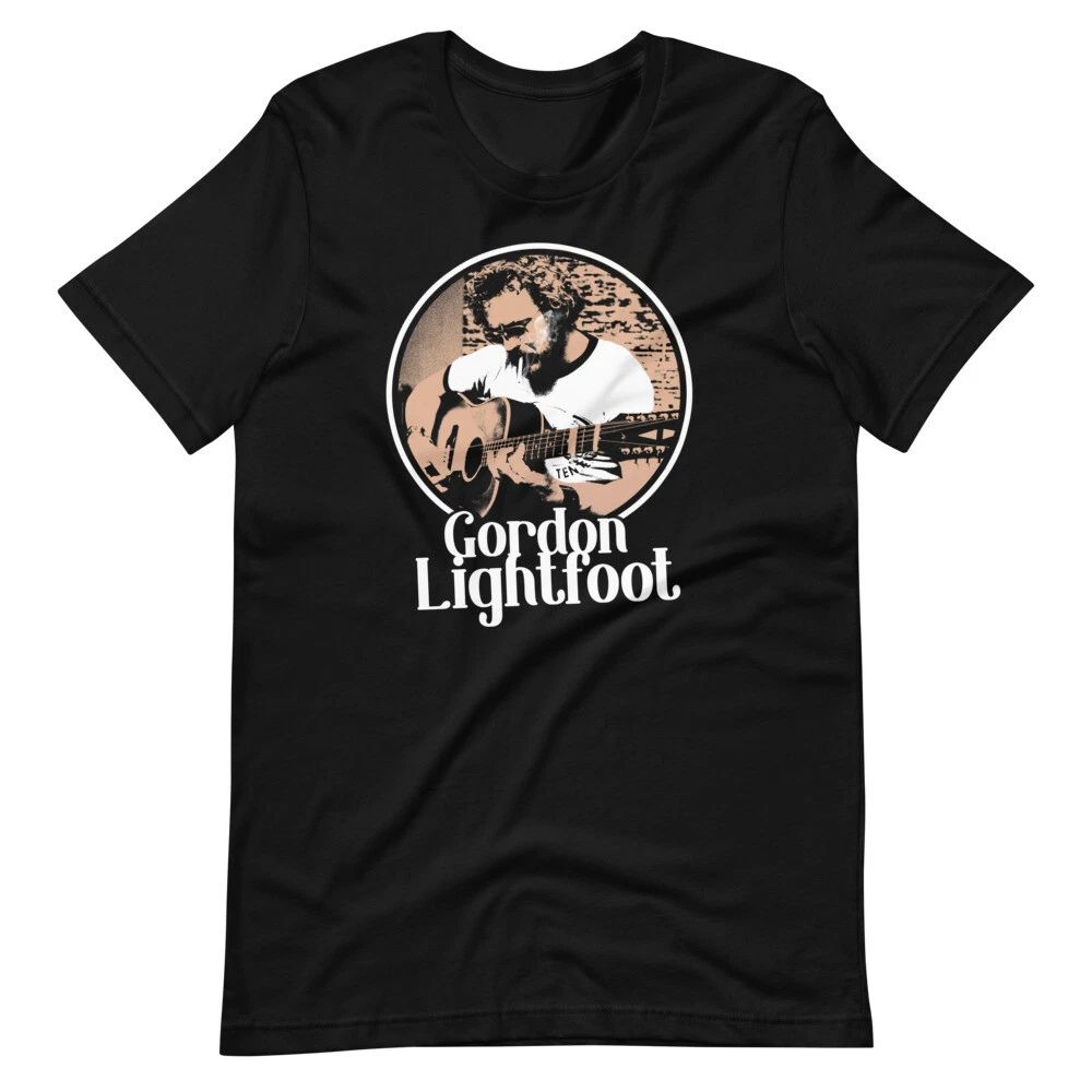 GORDON LIGHTFOOT Vintage Style Fan Art Tee Shirt Short-Sleeve Unisex T-Shirt Unisex T-shirt, Sweatshirt, Hoodie, Long Sleeve Tee - T-Shirt, Sweatshirt, Hoodie