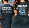 Brandon Lake Music Tour 2024 Graphic Tee Shirt, 2 sided t shirt Unisex T-shirt, Sweatshirt, Hoodie, Long Sleeve Tee - T-Shirt, Sweatshirt, Hoodie