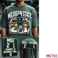 NKCtees 2026 Michigan State hockey grinds out 2-1 win over UConn to advance to NCAA regional final shirt - T-Shirt, Sweatshirt, Hoodie