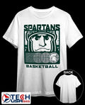 Michigan State Spartans Basketball Staredown mascot shirt Unisex T-shirt, Sweatshirt, Hoodie, Long Sleeve Tee - T-Shirt, Sweatshirt, Hoodie