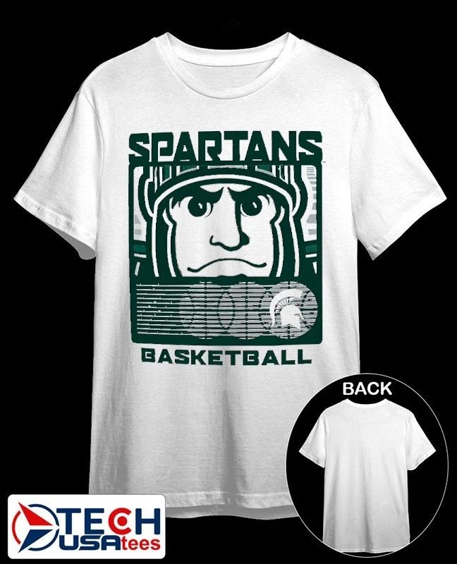 Michigan State Spartans Basketball Staredown mascot shirt Unisex T-shirt, Sweatshirt, Hoodie, Long Sleeve Tee - T-Shirt, Sweatshirt, Hoodie
