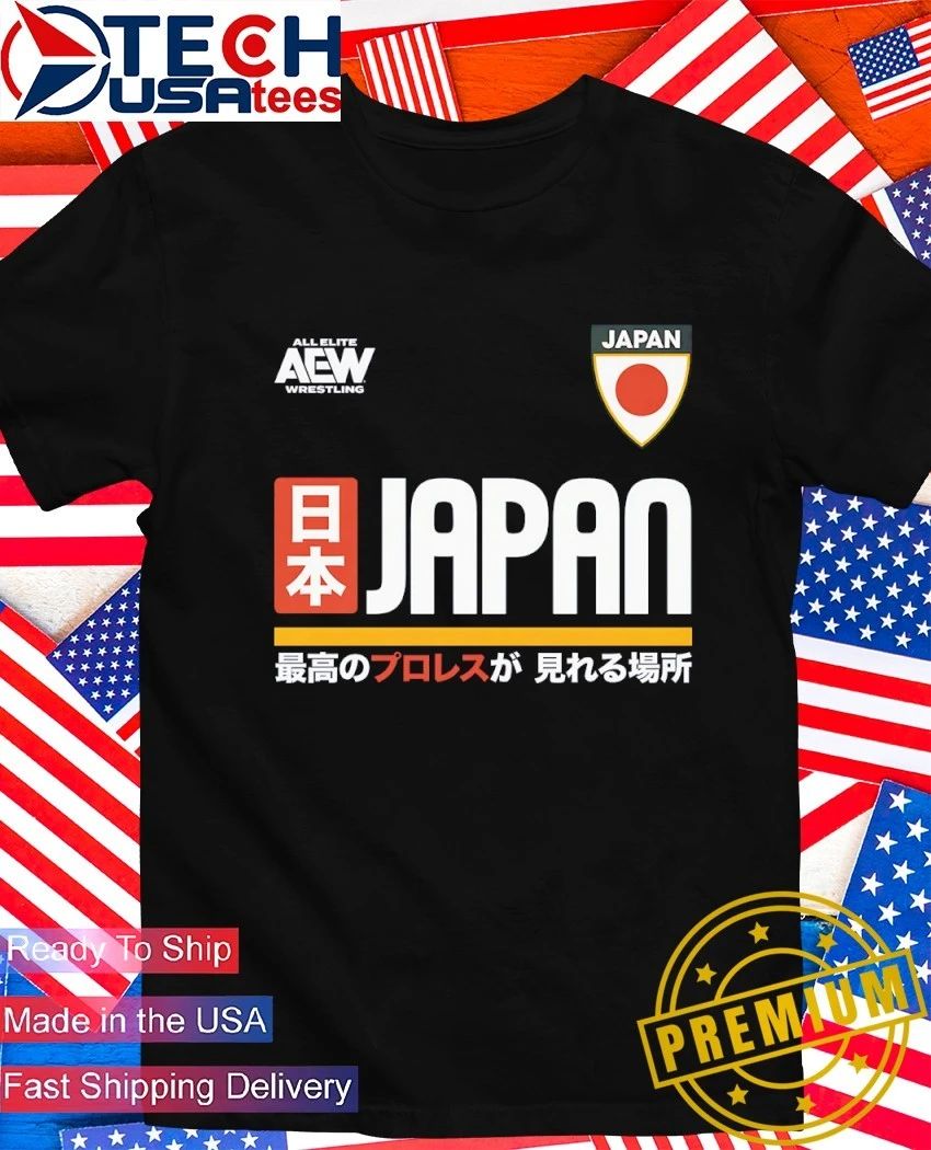 AEW Tournament Soccer Japan where the best wrestle shirt Unisex T-shirt, Sweatshirt, Hoodie, Long Sleeve Tee - T-Shirt, Sweatshirt, Hoodie