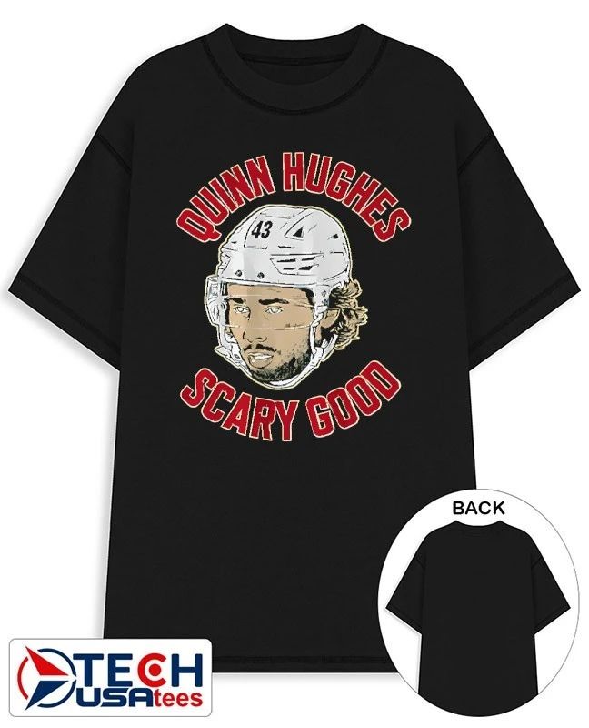 Quinn Hughes #43 Minnesota Wild scary good ghost eyes shirt Unisex T-shirt, Sweatshirt, Hoodie, Long Sleeve Tee - T-Shirt, Sweatshirt, Hoodie