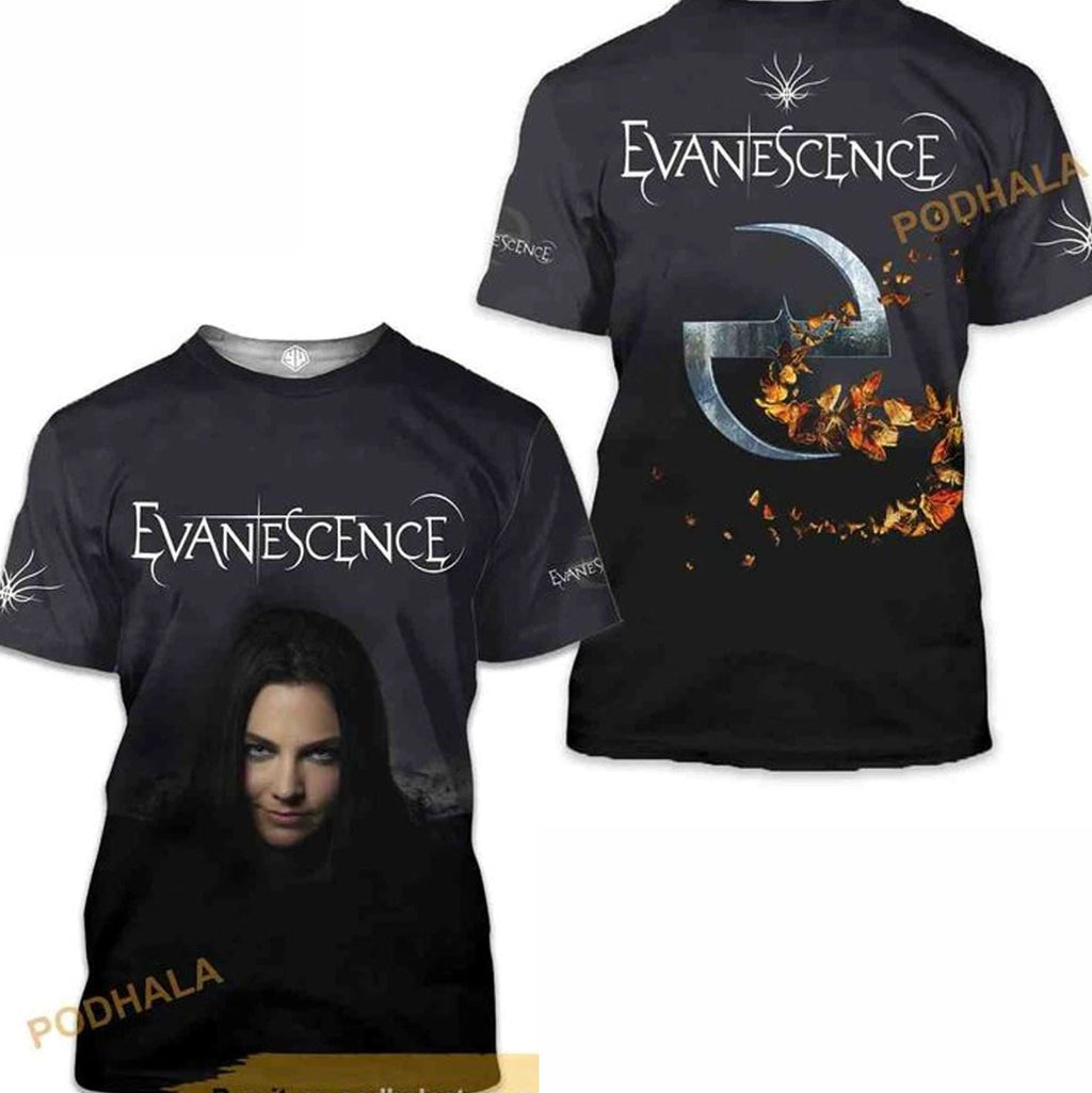 Evanescence band 3d shirt poster All sizes AOP 1F2865 Unisex T-shirt, Sweatshirt, Hoodie, Long Sleeve Tee - T-Shirt, Sweatshirt, Hoodie
