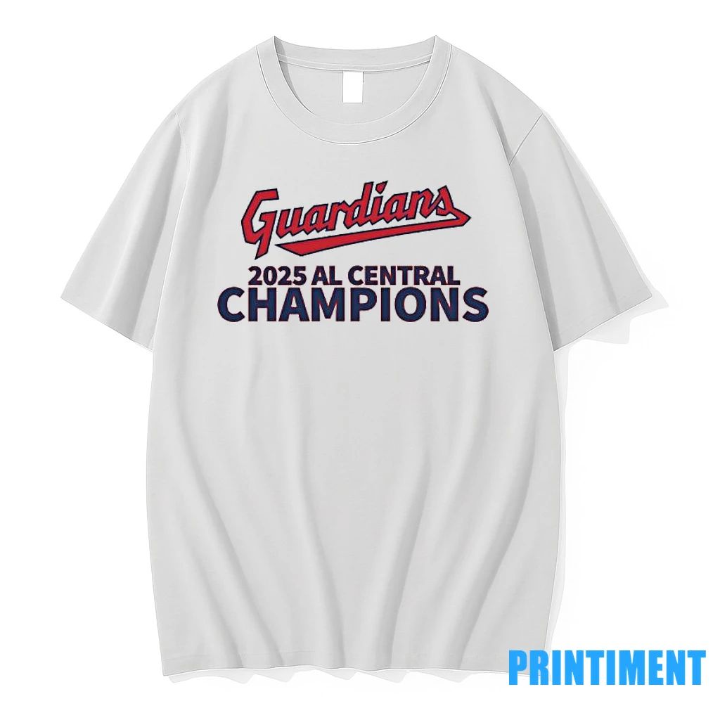 Cleveland Baseball 2025 Al Division Champions Log Tshirts Sweater Unisex T-shirt, Sweatshirt, Hoodie, Long Sleeve Tee - T-Shirt, Sweatshirt, Hoodie