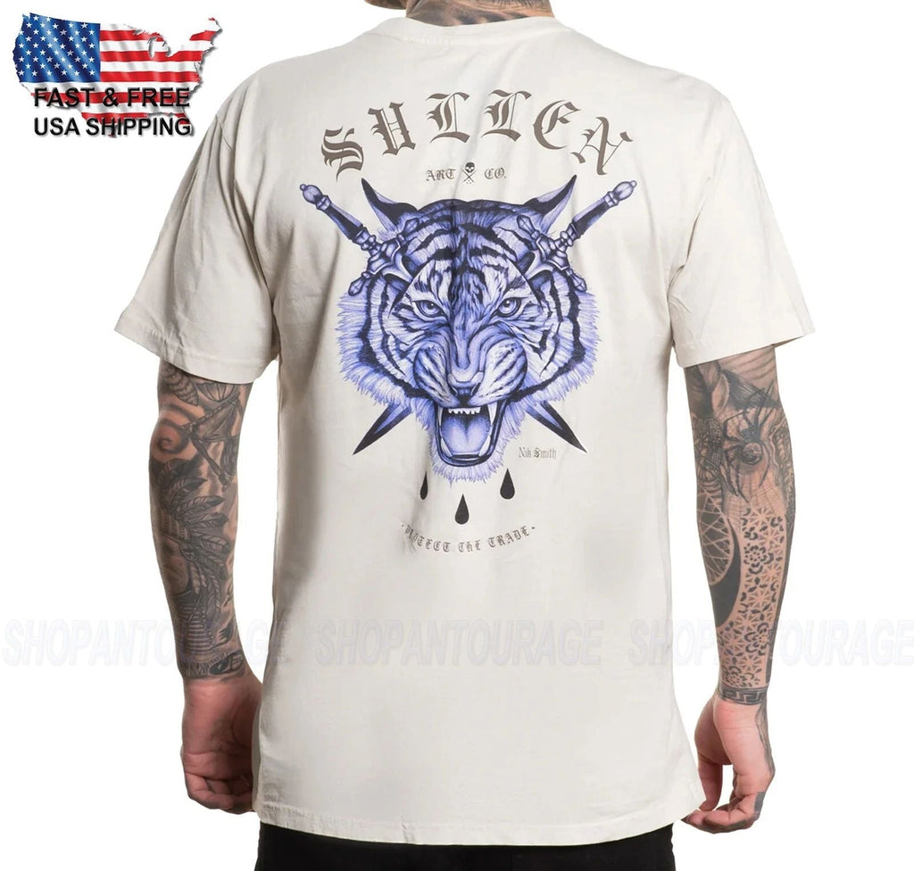 Sullen Art Collective Bengal Badge Premium SCM6802 Short Sleeve T-shirt For Men Unisex T-shirt, Sweatshirt, Hoodie, Long Sleeve Tee - T-Shirt, Sweatshirt, Hoodie