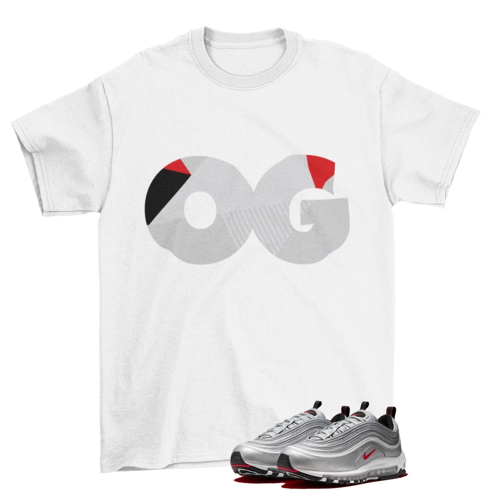 Sneaker OG Shirt White to Match Air Max 97 OG Silver Bullet / DM0028-002 Unisex T-shirt, Sweatshirt, Hoodie, Long Sleeve Tee - T-Shirt, Sweatshirt, Hoodie