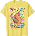 Cappy Birthday Capybara Birthday to Me T-Shirt Unisex T-shirt, Sweatshirt, Hoodie, Long Sleeve Tee - T-Shirt, Sweatshirt, Hoodie