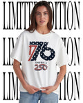 1776 America 250 United States flag shirt Unisex T-shirt, Sweatshirt, Hoodie, Long Sleeve Tee - T-Shirt, Sweatshirt, Hoodie