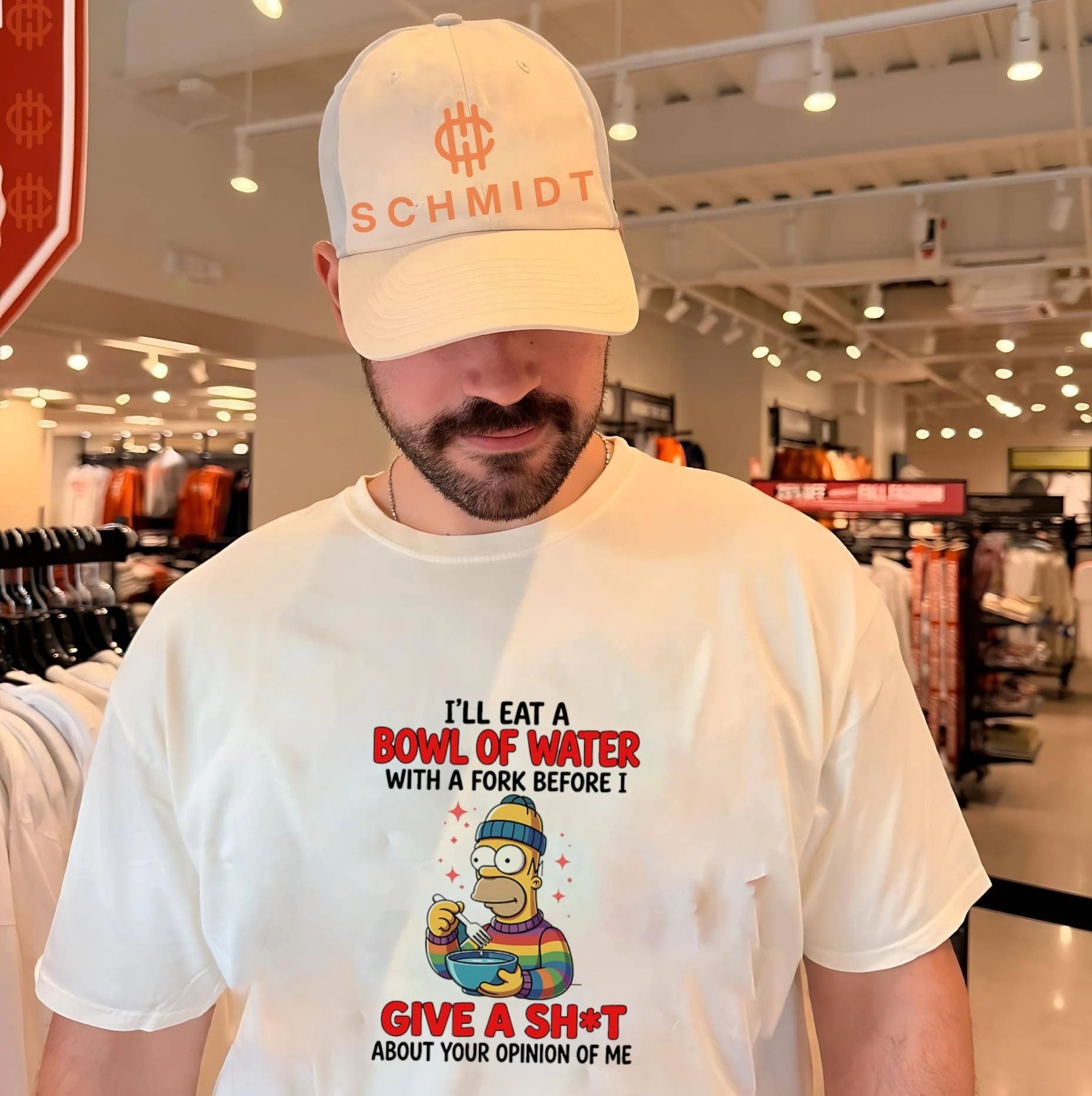 Ill eat a bowl of water with a fork before I give a shit about your Simpsons shirt Unisex T-shirt, Sweatshirt, Hoodie, Long Sleeve Tee - T-Shirt, Sweatshirt, Hoodie