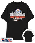Illinois Fighting Illini Greatness 2026 players name skyline shirt Unisex T-shirt, Sweatshirt, Hoodie, Long Sleeve Tee - T-Shirt, Sweatshirt, Hoodie