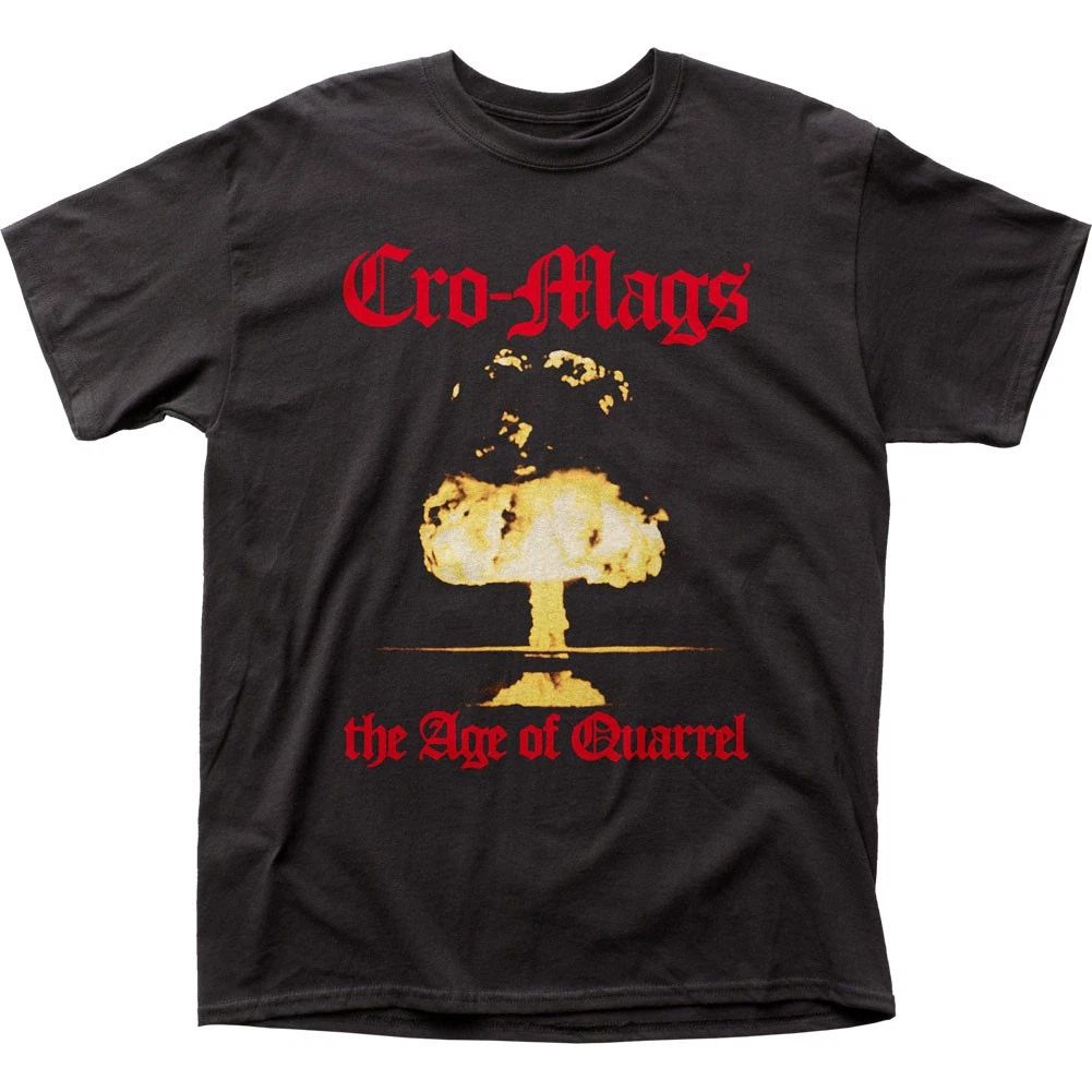 Cro-Mags The Age of Quarrel Mens T Shirt Music Classic Rock Band Tee New Black Unisex T-shirt, Sweatshirt, Hoodie, Long Sleeve Tee - T-Shirt, Sweatshirt, Hoodie
