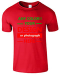 Personalized Custom Print Your Logo Photo On T Shirt As Photo Custom Made Shirt Unisex T-shirt, Sweatshirt, Hoodie, Long Sleeve Tee - T-Shirt, Sweatshirt, Hoodie