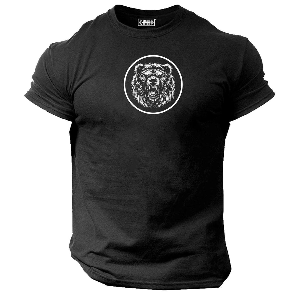 Bear T Shirt Gym Clothing Bodybuilding Training Workout Exercise Boxing MMA Top Unisex T-shirt, Sweatshirt, Hoodie, Long Sleeve Tee - T-Shirt, Sweatshirt, Hoodie