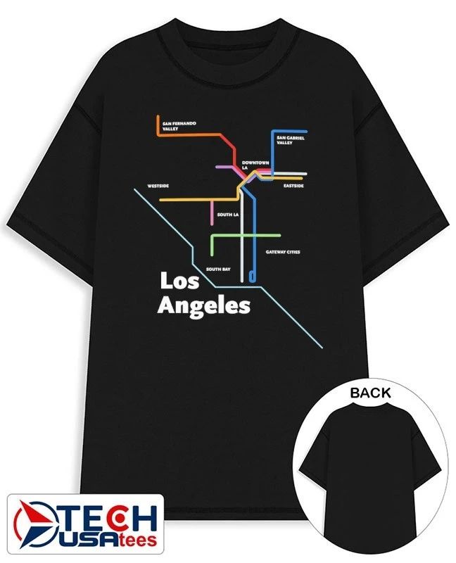 Los Angeles Metro shirt Unisex T-shirt, Sweatshirt, Hoodie, Long Sleeve Tee - T-Shirt, Sweatshirt, Hoodie