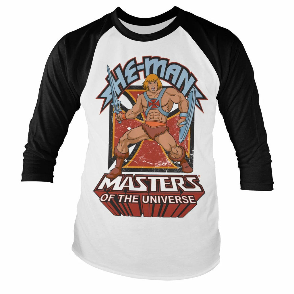 Masters of the Universe He-Man Vintage 80s Baseball Long Sleeve T-Shirt Langarm Unisex T-shirt, Sweatshirt, Hoodie, Long Sleeve Tee - T-Shirt, Sweatshirt, Hoodie