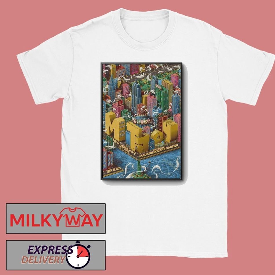 MT. Joy NYC Sep 17 2026 At MSG Poster shirt Unisex T-shirt, Sweatshirt, Hoodie, Long Sleeve Tee - T-Shirt, Sweatshirt, Hoodie