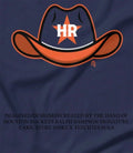HR Cowboy Hat Houston Astros shirt Unisex T-shirt, Sweatshirt, Hoodie, Long Sleeve Tee - T-Shirt, Sweatshirt, Hoodie