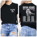 Bryan Adams Roll With The Punches Tour 2025 Double Sided Unisex T-Shirt. Unisex T-shirt, Sweatshirt, Hoodie, Long Sleeve Tee - T-Shirt, Sweatshirt, Hoodie