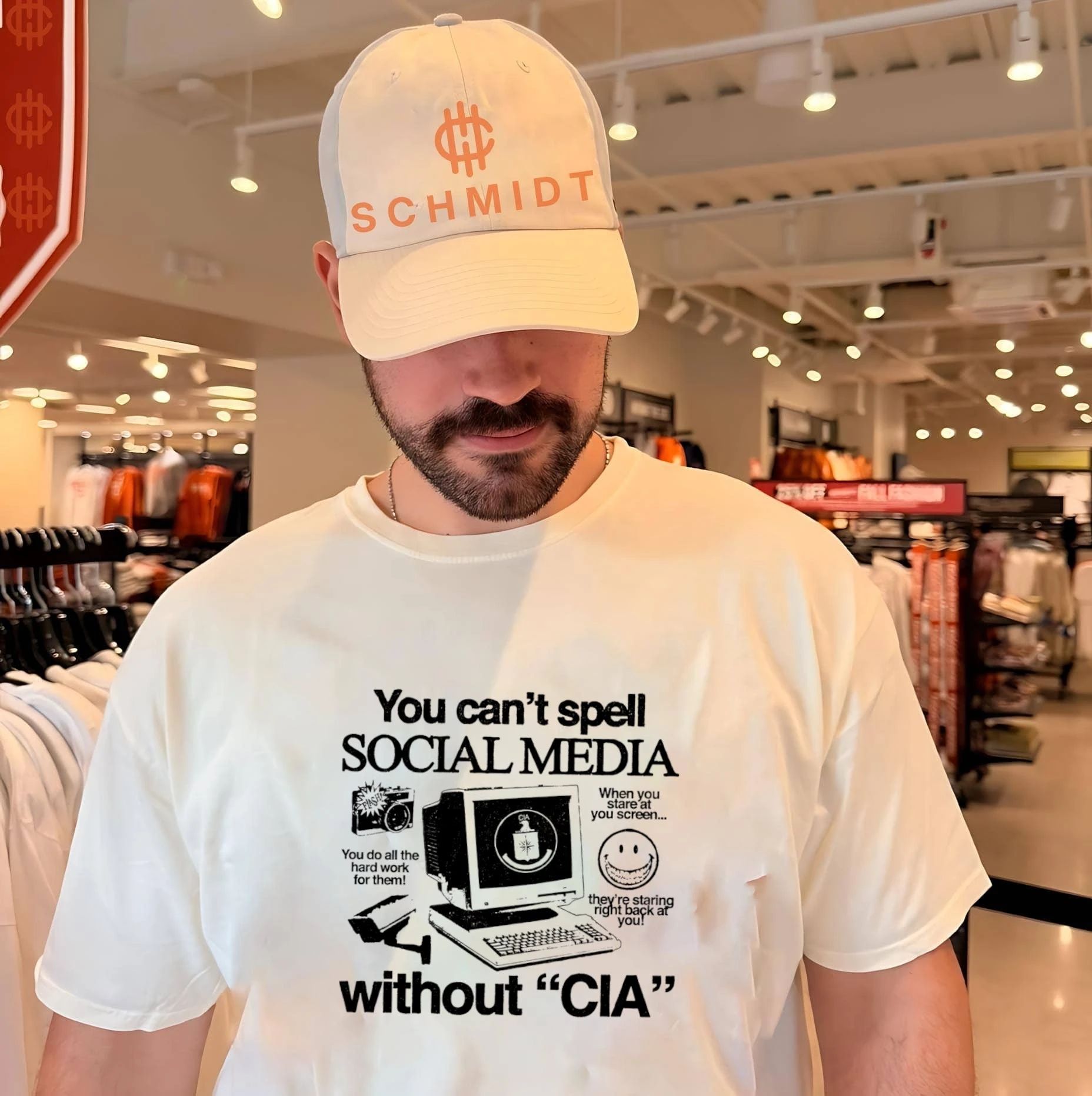 You cant spell social media without CIA shirt Unisex T-shirt, Sweatshirt, Hoodie, Long Sleeve Tee - T-Shirt, Sweatshirt, Hoodie