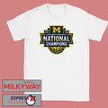 Michigan Wolverines Mens Basketball 2026 NCAA National Champions Logo T-Shirt Unisex T-shirt, Sweatshirt, Hoodie, Long Sleeve Tee - T-Shirt, Sweatshirt, Hoodie
