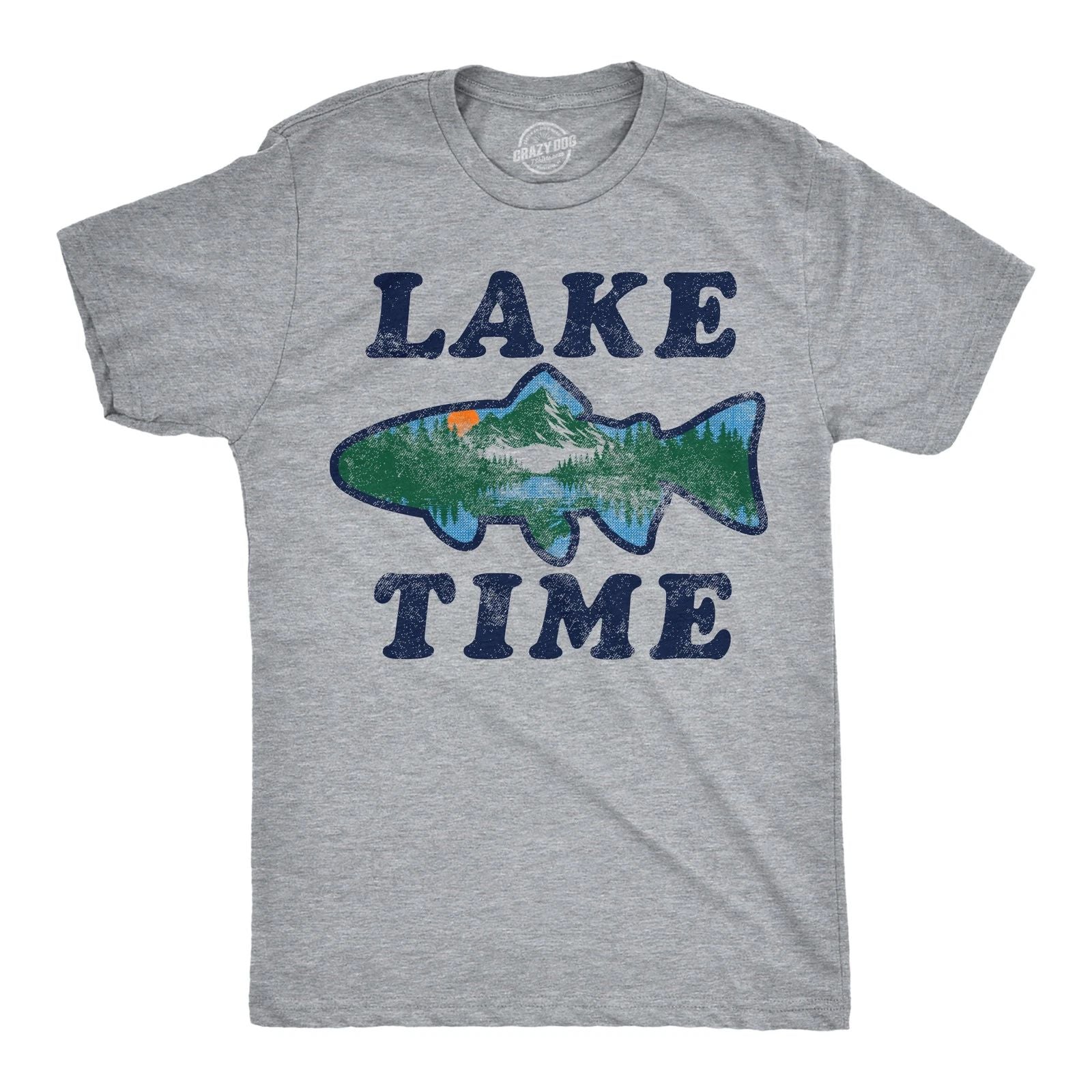 Mens Funny T Shirts Lake Time Sarcastic Vacation Graphic Novelty Tee For Men Unisex T-shirt, Sweatshirt, Hoodie, Long Sleeve Tee - T-Shirt, Sweatshirt, Hoodie