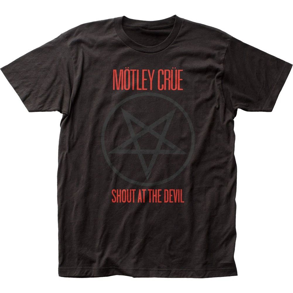 Motley Crue Shout At The Devil Mens T Shirt Music Classic Rock Band Tee Black Unisex T-shirt, Sweatshirt, Hoodie, Long Sleeve Tee - T-Shirt, Sweatshirt, Hoodie