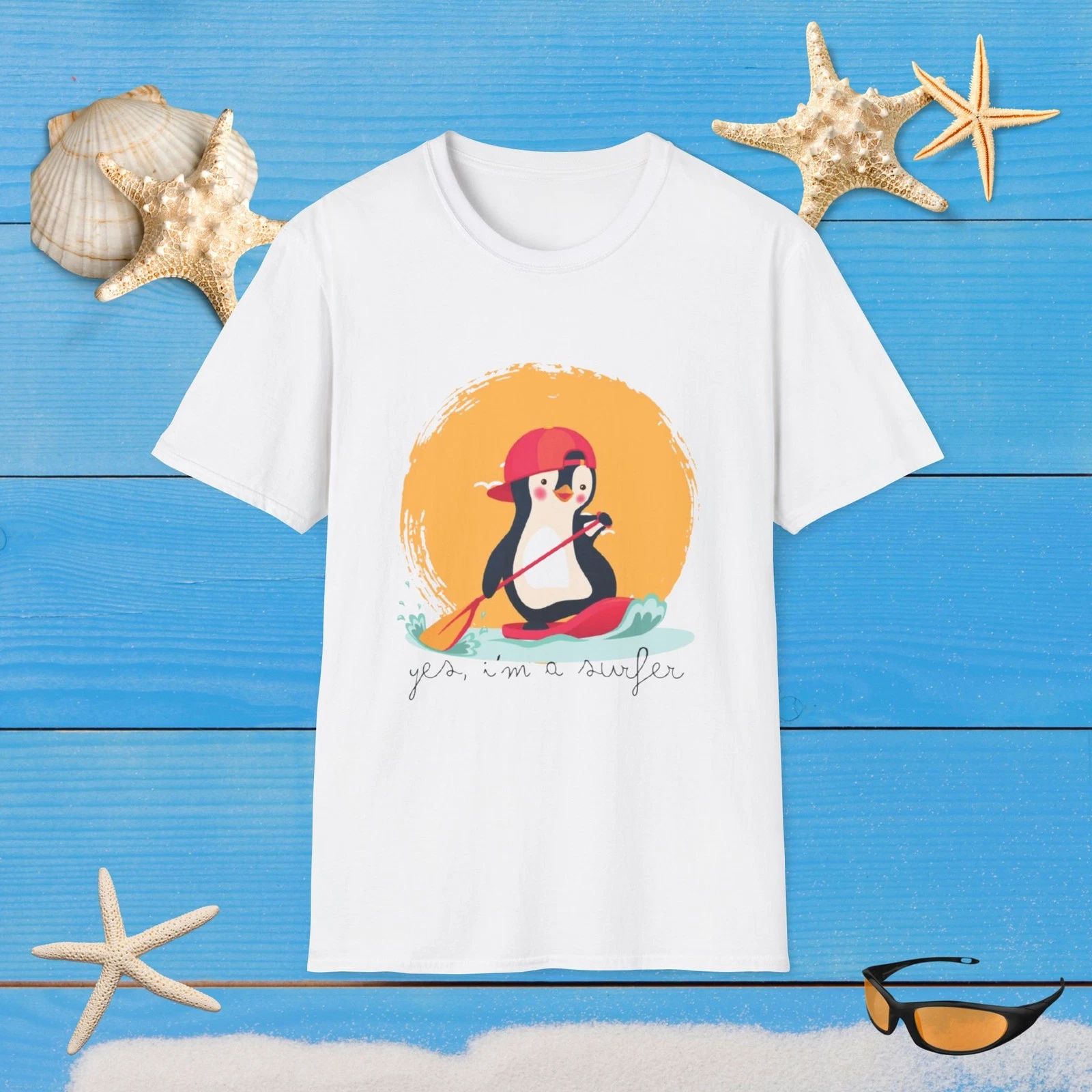 Surfer Vibes T-Shirt, Beach Lover Tee, Ocean Enthusiast Shirt, Surfing Gift Unisex T-shirt, Sweatshirt, Hoodie, Long Sleeve Tee - T-Shirt, Sweatshirt, Hoodie