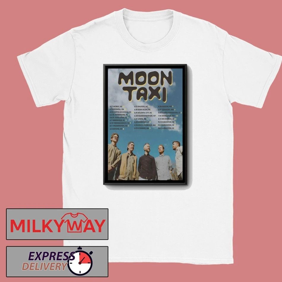 Moon Taxi Summer 2026 Tour Poster shirt Unisex T-shirt, Sweatshirt, Hoodie, Long Sleeve Tee - T-Shirt, Sweatshirt, Hoodie