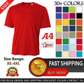 A4 Mens Dri-Fit Workout Running Cooling Performance Crew Jogging T-Shirt - N3142 Unisex T-shirt, Sweatshirt, Hoodie, Long Sleeve Tee - T-Shirt, Sweatshirt, Hoodie