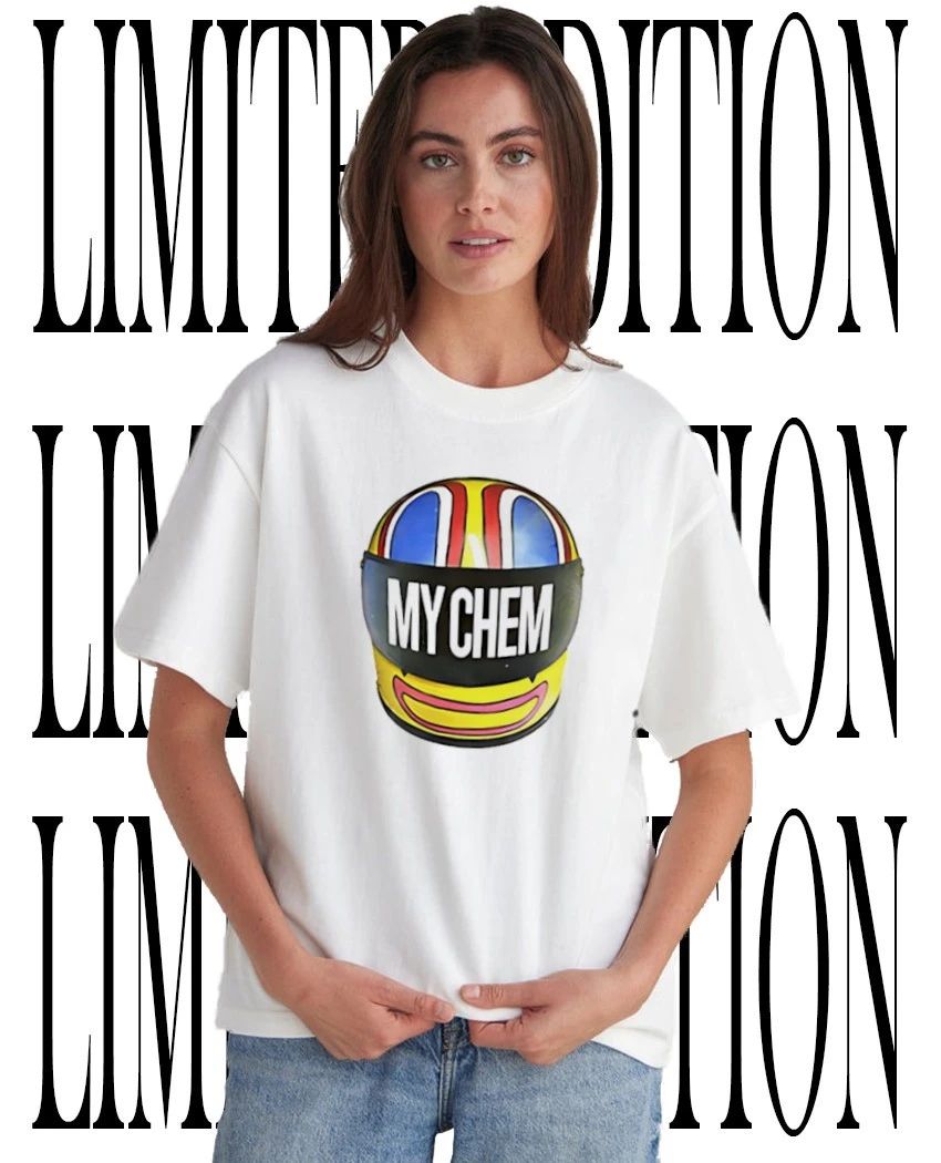 My Chem My Chemical Romance helmet shirt Unisex T-shirt, Sweatshirt, Hoodie, Long Sleeve Tee - T-Shirt, Sweatshirt, Hoodie